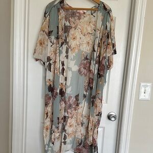 Band of Gypsies Floral Print Kimono